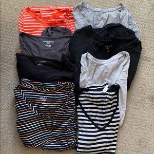 Lot of 8 Maternity Tshirts